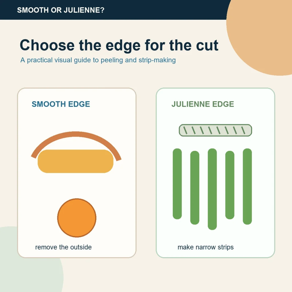 Smooth Blade vs Julienne Blade: Which Do You Need?